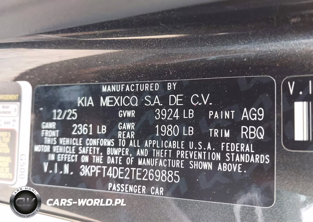 2026 Kia K4 Lxs VIN:3KPFT4DE2TE269885 - 9