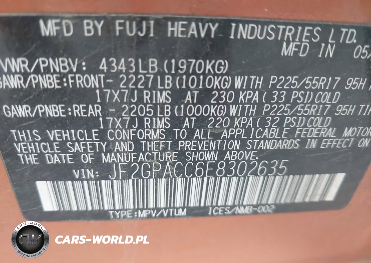 2014 Subaru Xv Crosstrek 2.0I Premium VIN:JF2GPACC6E8302635 - 9