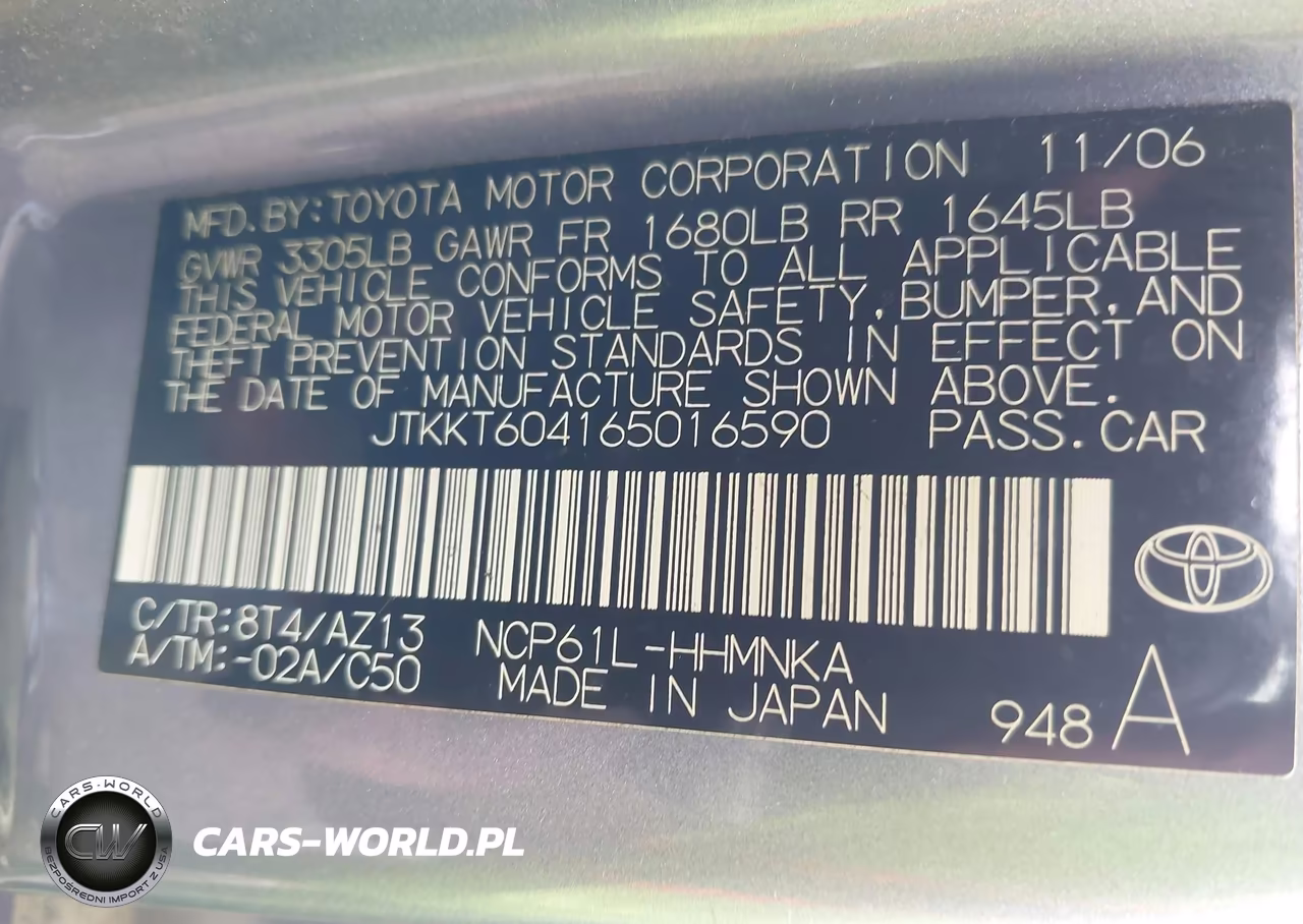 2006 Scion Xa VIN:JTKKT604165016590 - 9