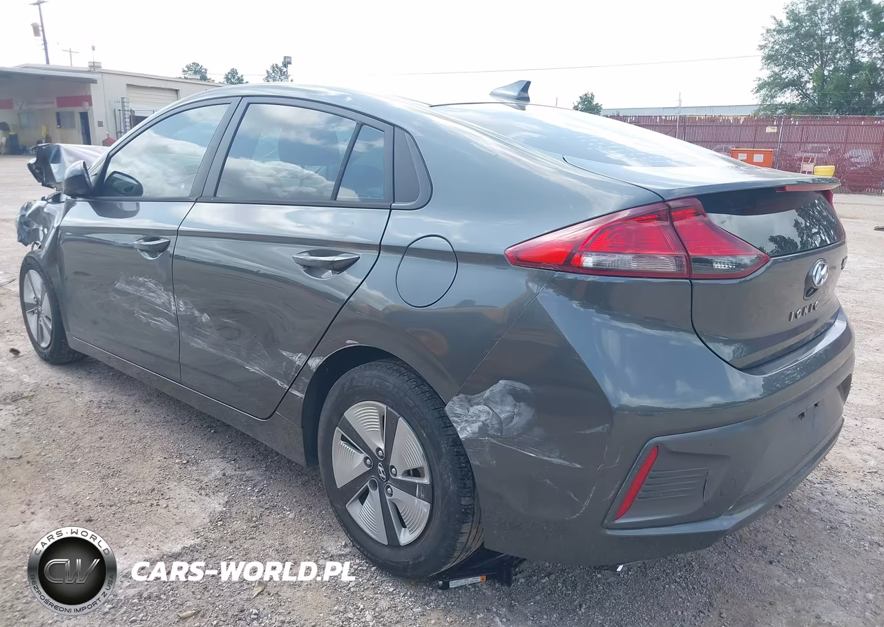 2022 Hyundai Ioniq Hybrid Blue VIN:KMHC65LC4NU281360 - 3