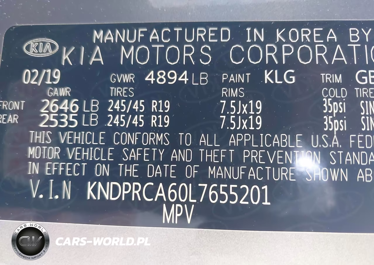 2020 Kia Sportage Sx Turbo VIN:KNDPRCA60L7655201 - 9