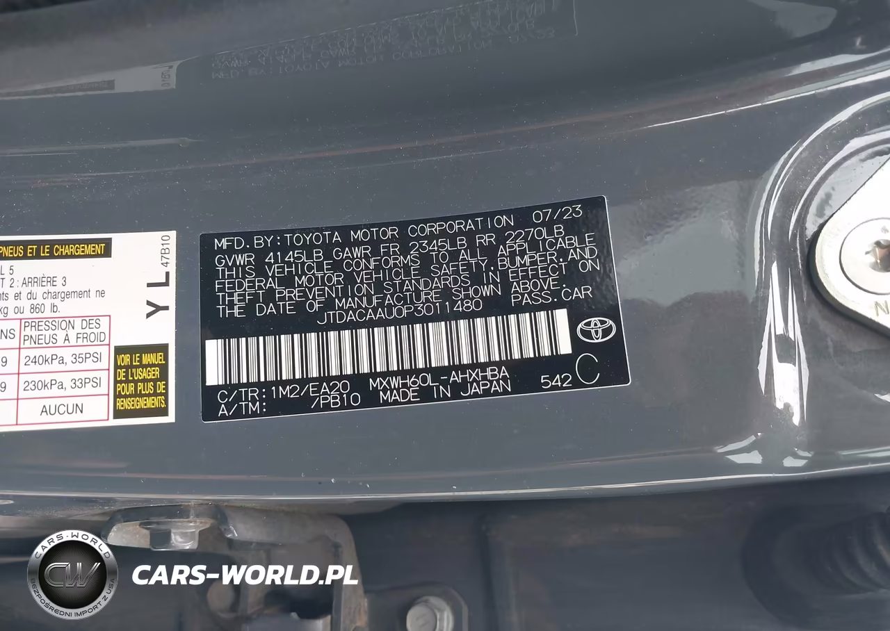 2023 Toyota Prius Limited VIN:JTDACAAU0P3011480 - 9