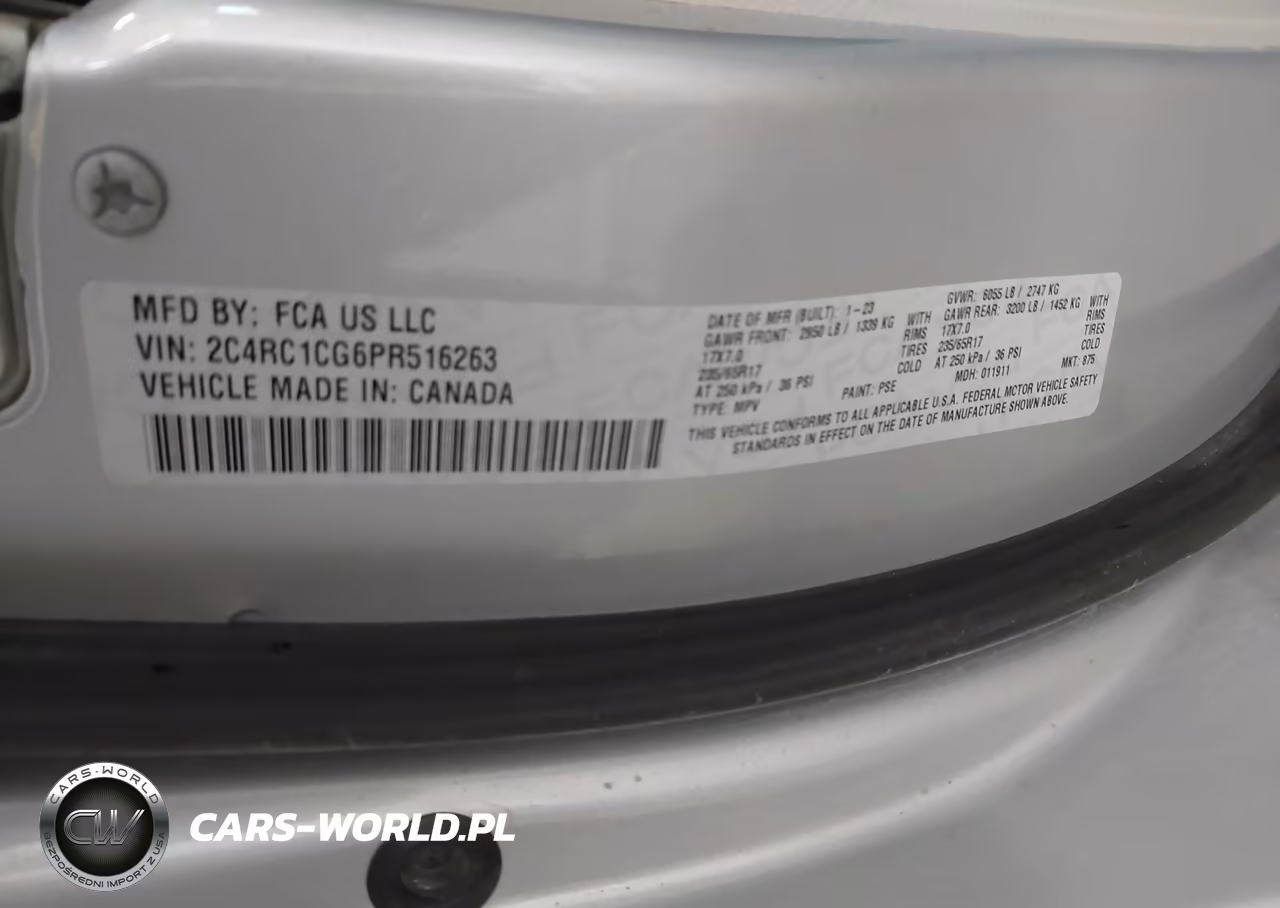 2023 Chrysler Voyager Lx VIN:2C4RC1CG6PR516263 - 9