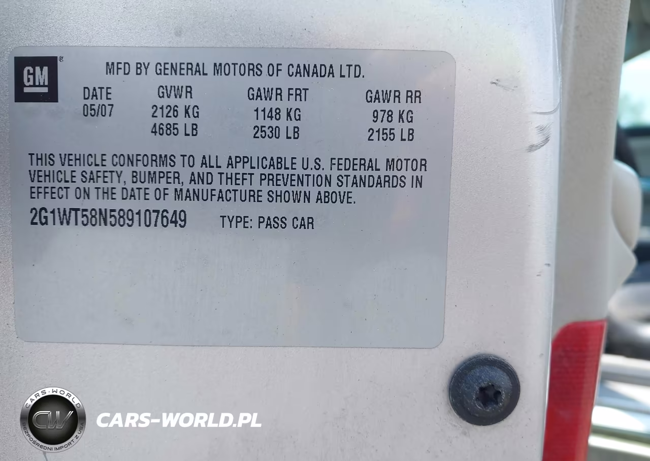 2008 Chevrolet Impala Lt VIN:2G1WT58N589107649 - 9