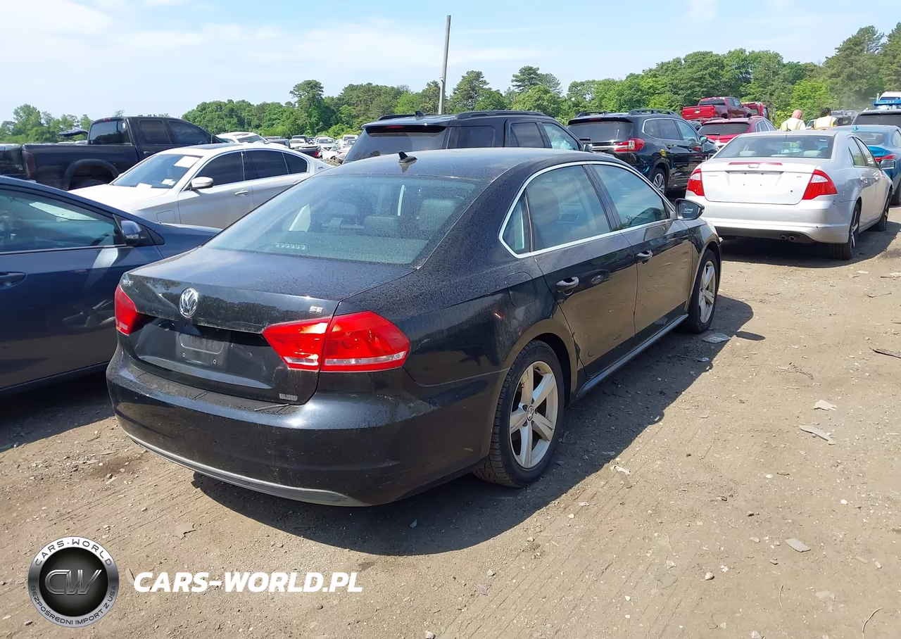 2012 Volkswagen Passat 2.5L Se VIN:1VWBP7A3XCC051009 - 4