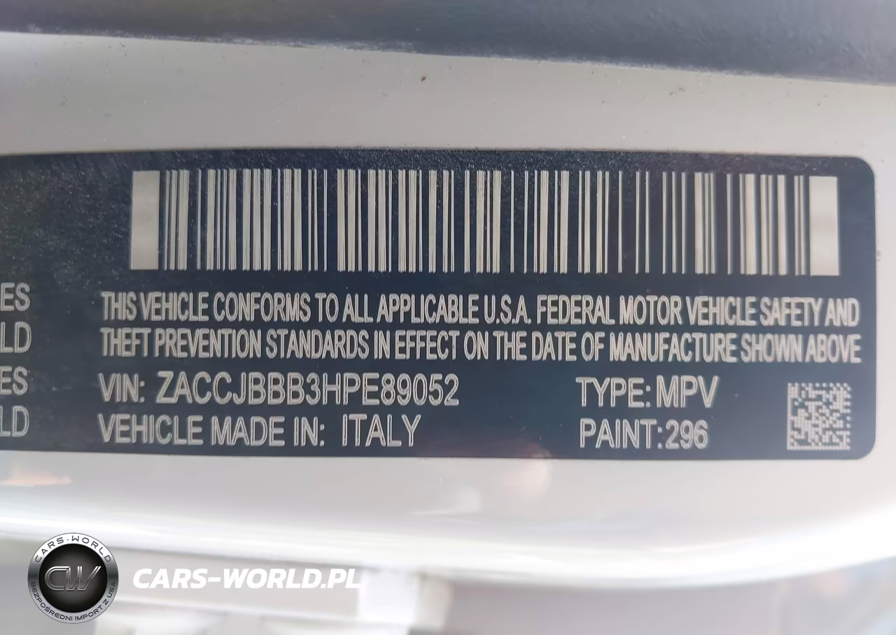 2017 Jeep Renegade Latitude 4X4 VIN:ZACCJBBB3HPE89052 - 9