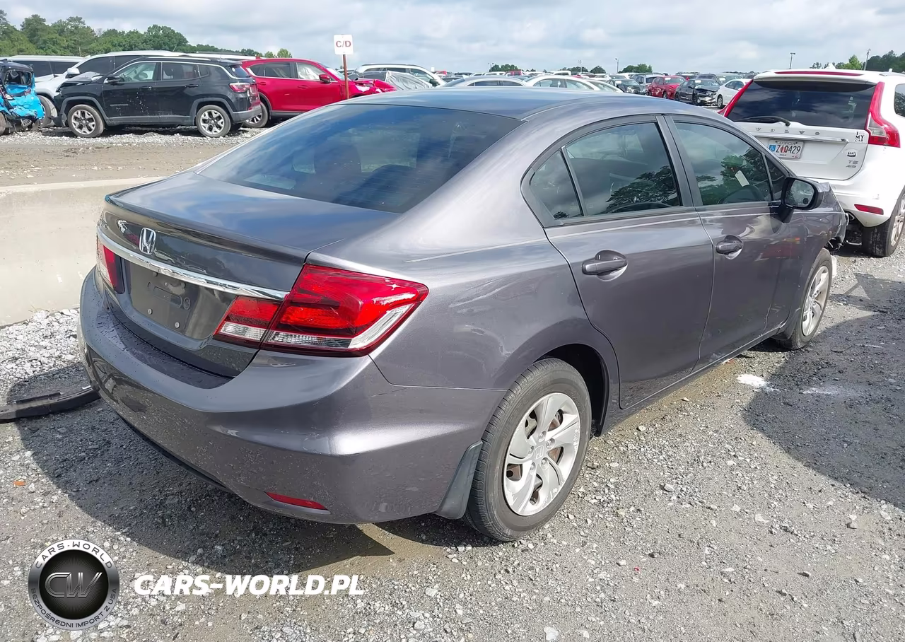 2015 Honda Civic Lx VIN:19XFB2F57FE070453 - 4