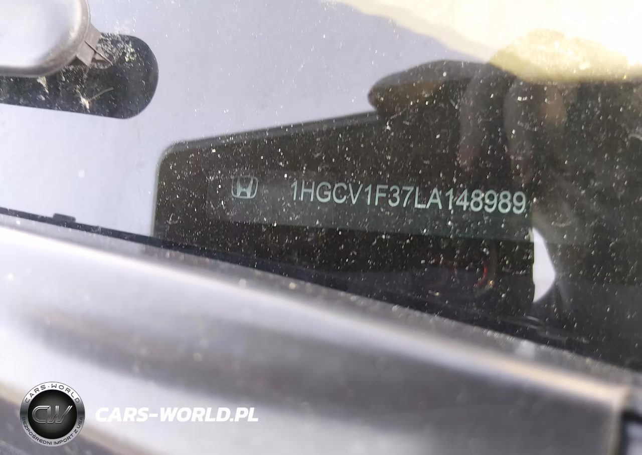 2020 Honda Accord Sport VIN:1HGCV1F37LA148989 - 9
