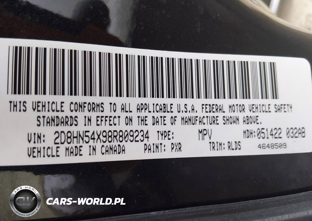 2008 Dodge Grand Caravan Sxt VIN:2D8HN54X98R809234 - 9