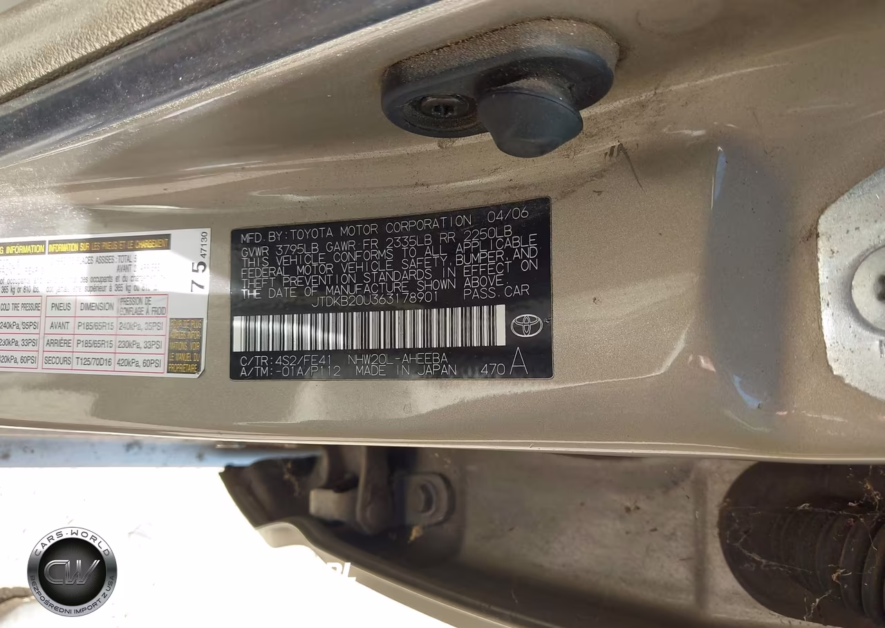 2006 Toyota Prius VIN:JTDKB20U363178901 - 9