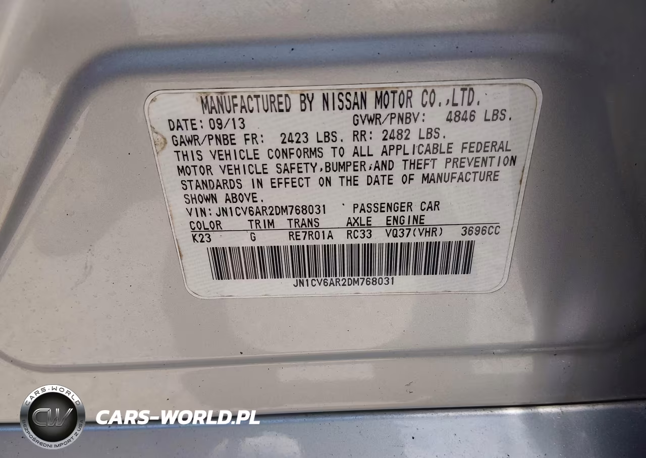 2013 Infiniti G37X VIN:JN1CV6AR2DM768031 - 9