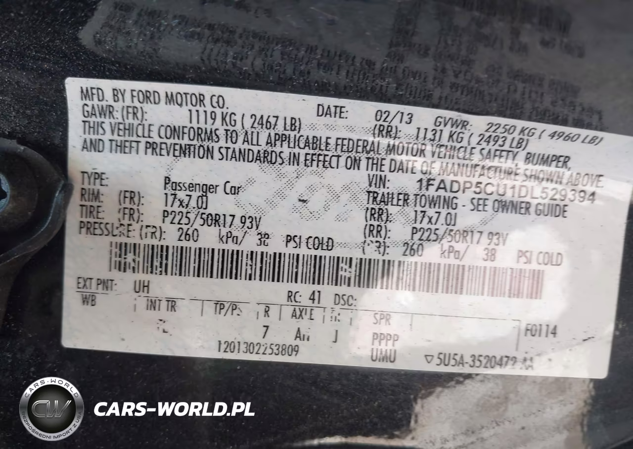 2013 Ford C-Max Energi Sel VIN:1FADP5CU1DL529394 - 9