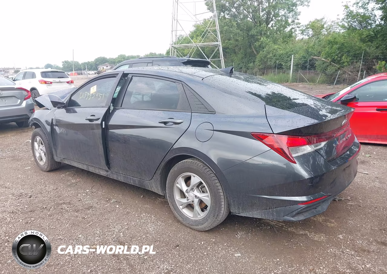2021 Hyundai Elantra Se VIN:5NPLL4AG9MH015256 - 3