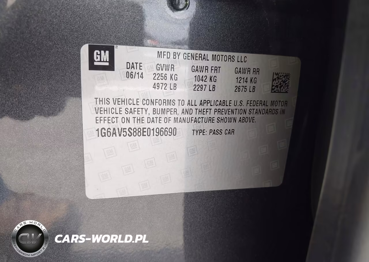 2014 Cadillac Cts Vsport Premium VIN:1G6AV5S88E0196690 - 9