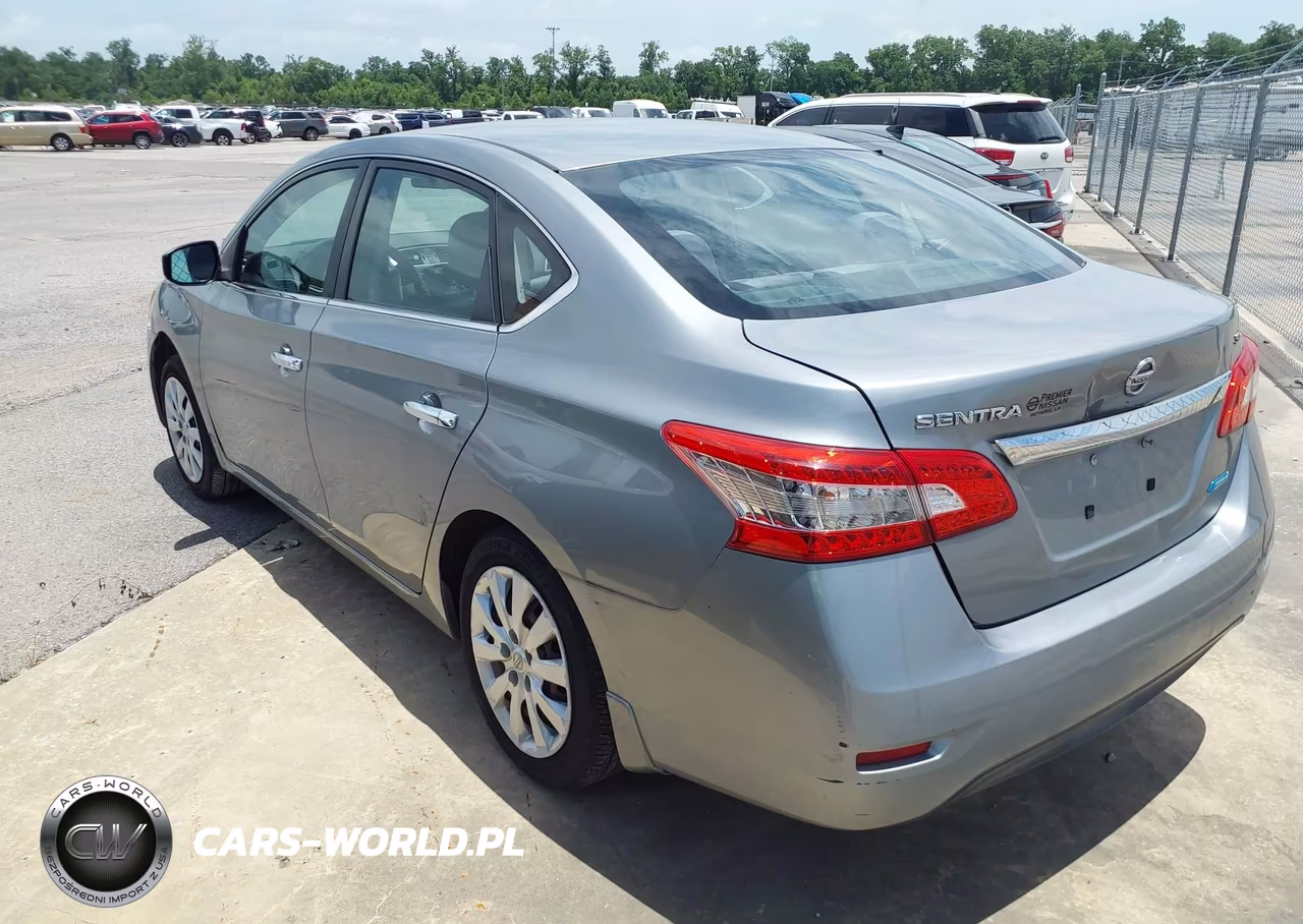 2013 Nissan Sentra Sv VIN:3N1AB7AP8DL797354 - 3