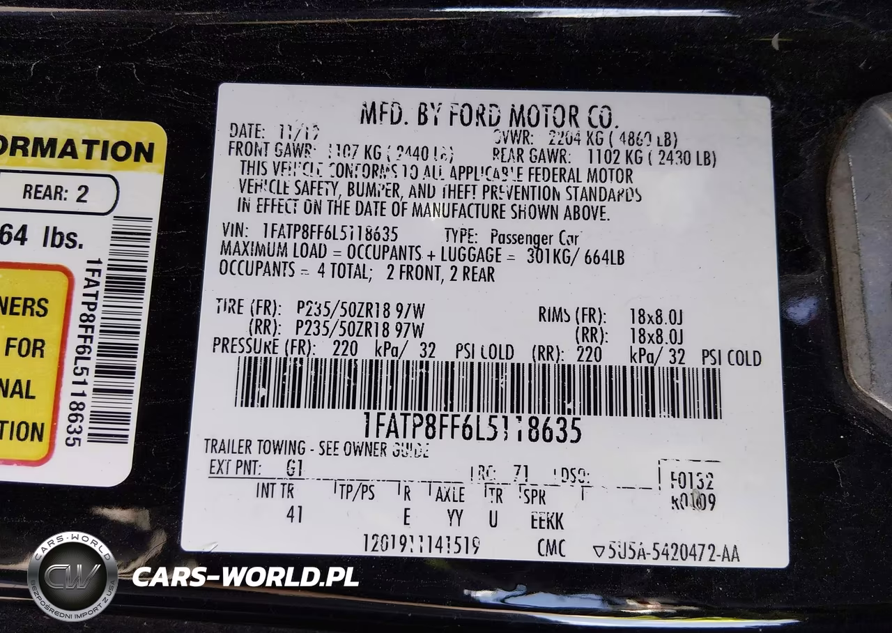 2020 Ford Mustang Gt Premium VIN:1FATP8FF6L5118635 - 9