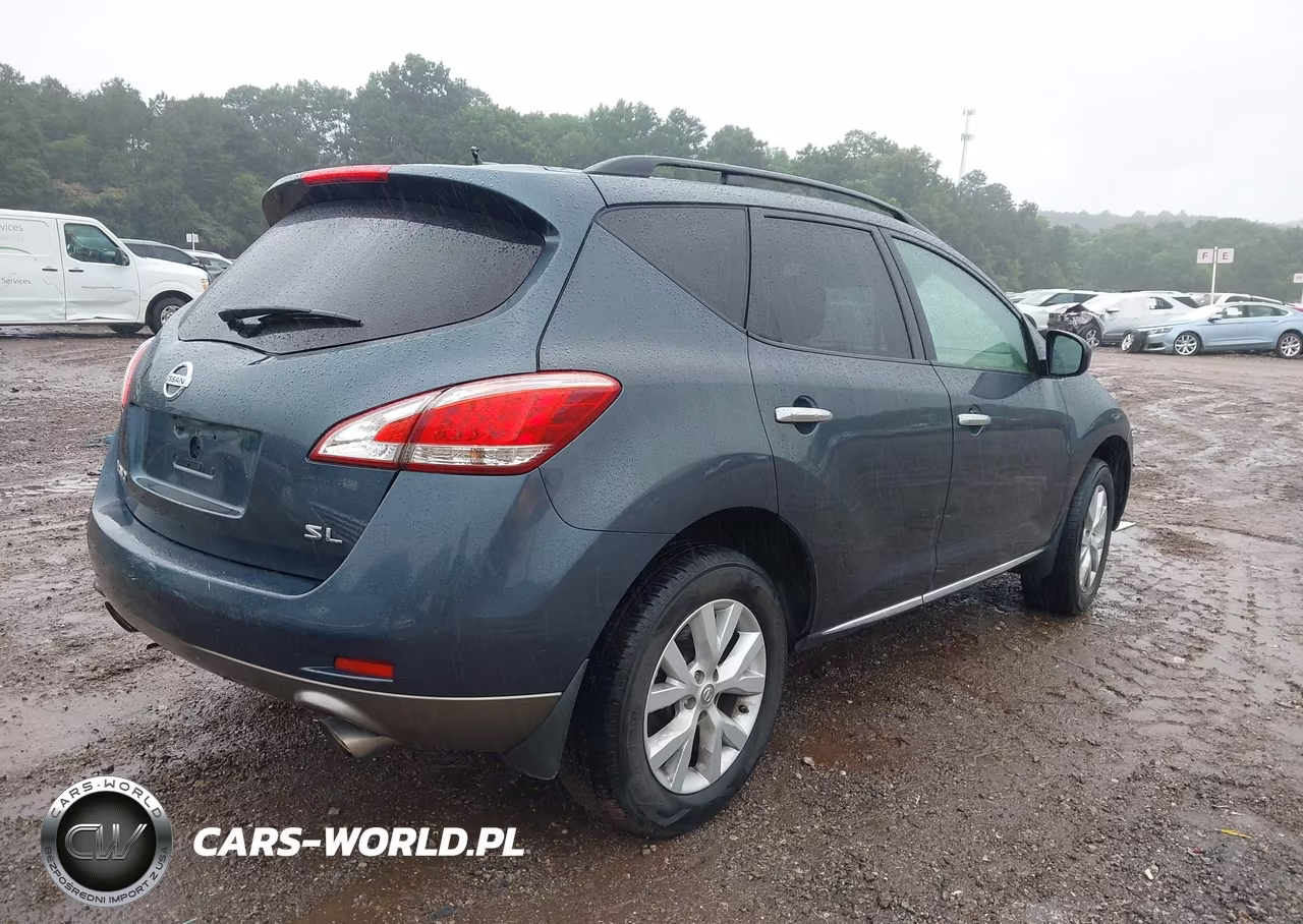 2012 Nissan Murano Sl VIN:JN8AZ1MU6CW103961 - 4