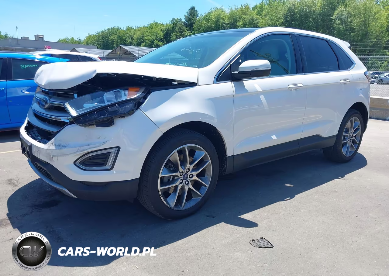 2015 Ford Edge Titanium VIN:2FMTK4K99FBC01487 - 2