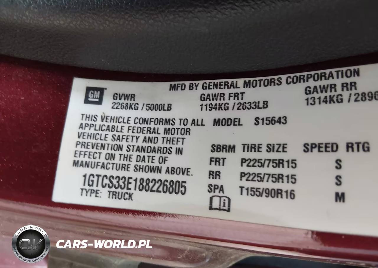 2008 GMC Canyon Sle1 VIN:1GTCS33E188226805 - 9