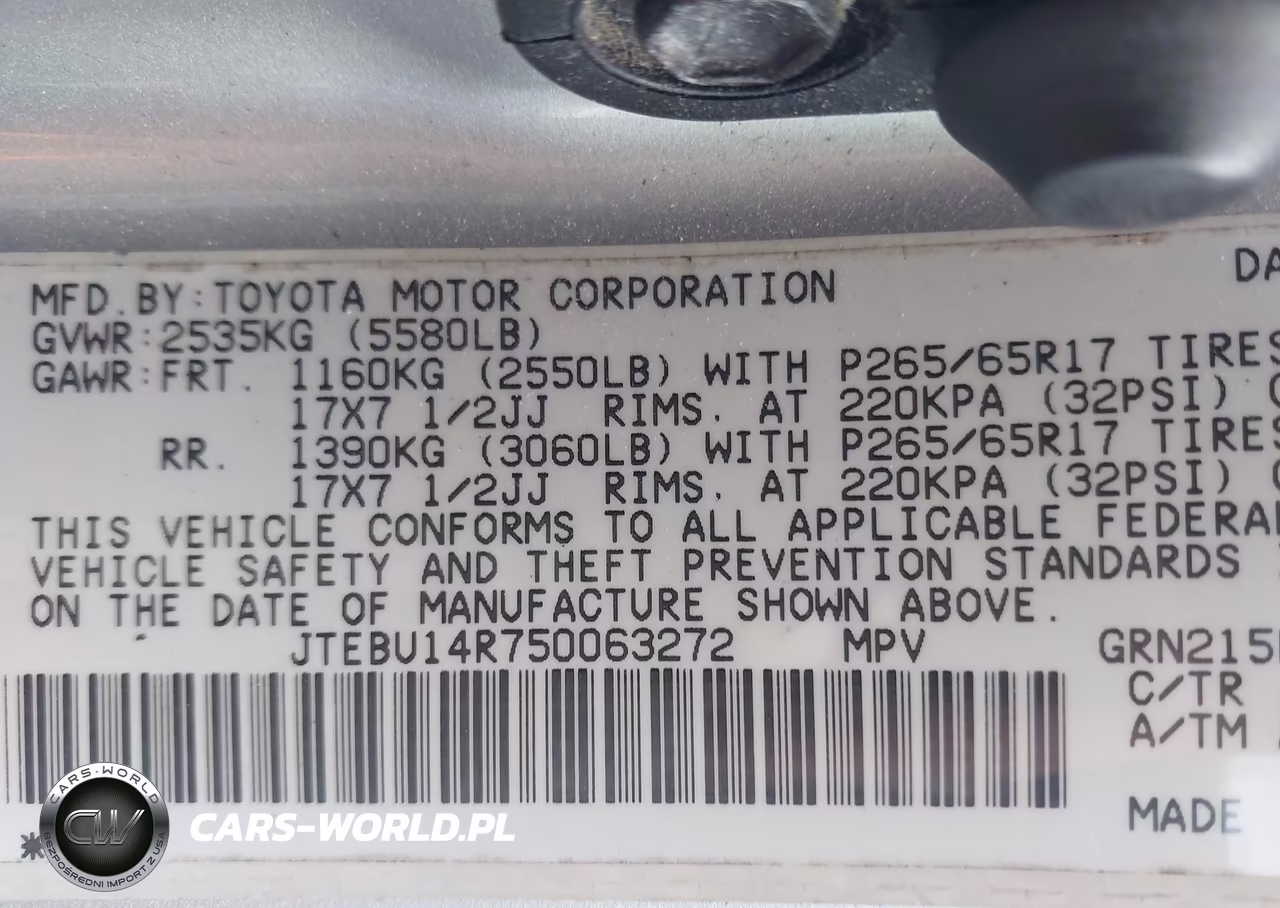 2005 Toyota 4Runner Sr5 Sport V6 VIN:JTEBU14R750063272 - 9