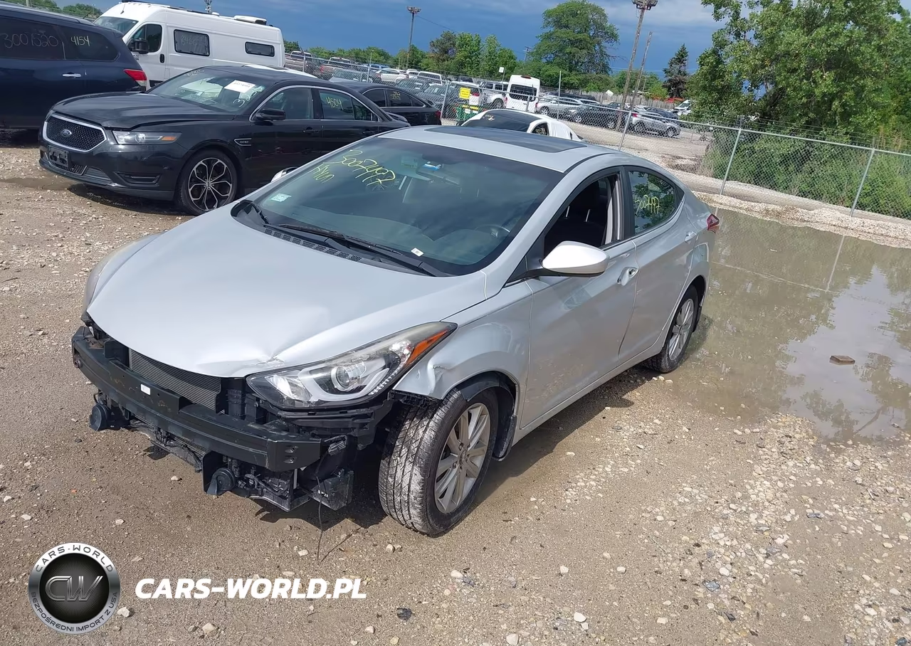 2015 Hyundai Elantra Se VIN:KMHDH4AE9FU437696 - 2