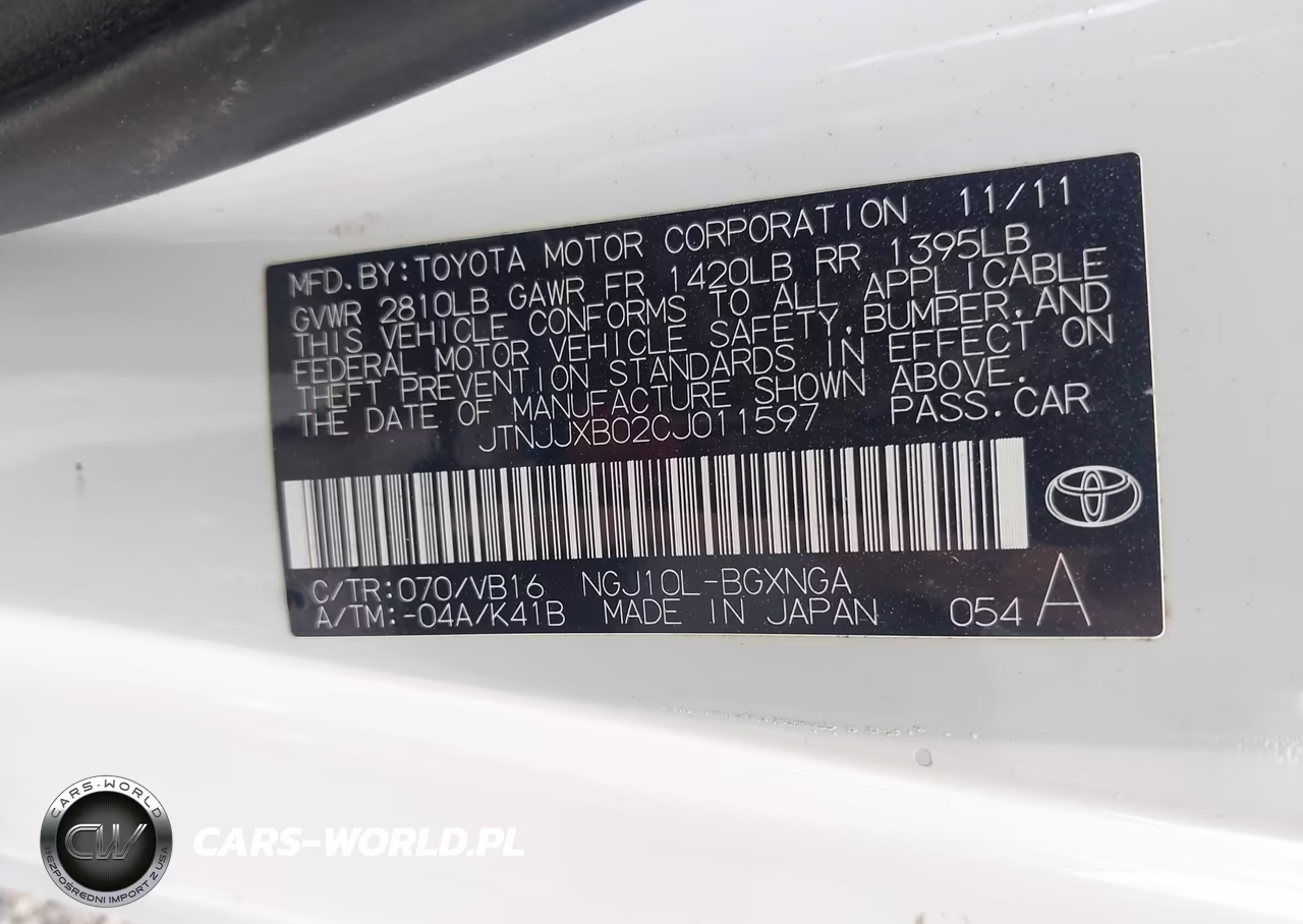 2012 Scion Iq VIN:JTNJJXB02CJ011597 - 9