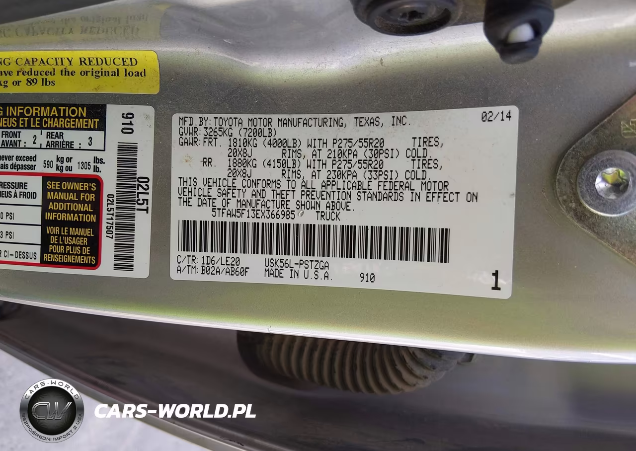 2014 Toyota Tundra Platinum 5.7L V8 VIN:5TFAW5F13EX366985 - 9