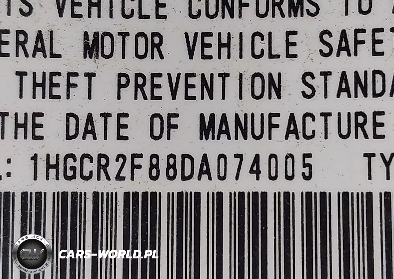 2013 Honda Accord Ex-L VIN:1HGCR2F88DA074005 - 9