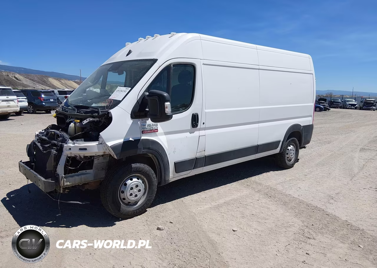 2022 Ram Promaster 2500 High Roof 159 Wb VIN:3C6LRVDG3NE118038 - 2