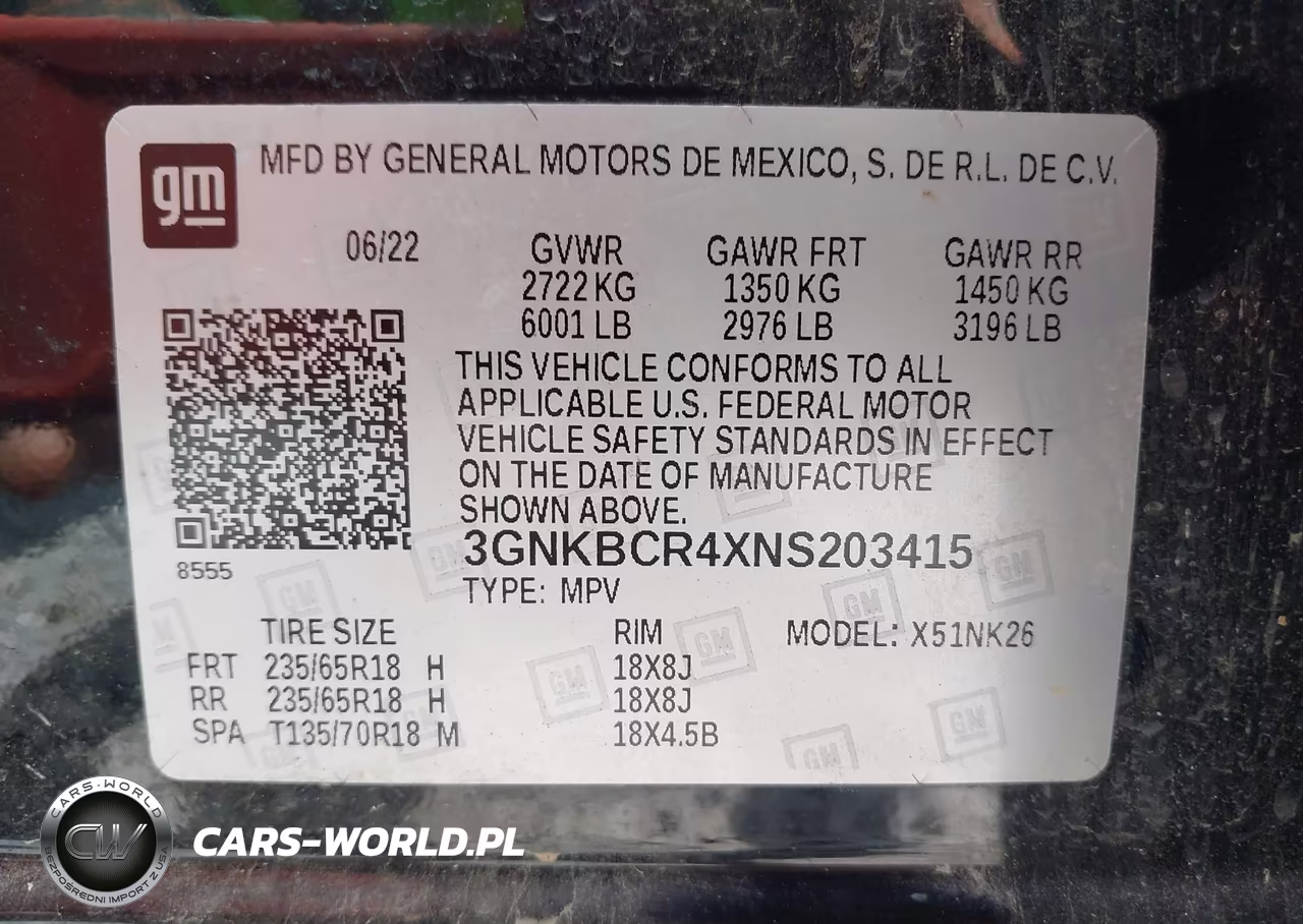 2022 Chevrolet Blazer Fwd 2Lt VIN:3GNKBCR4XNS203415 - 9