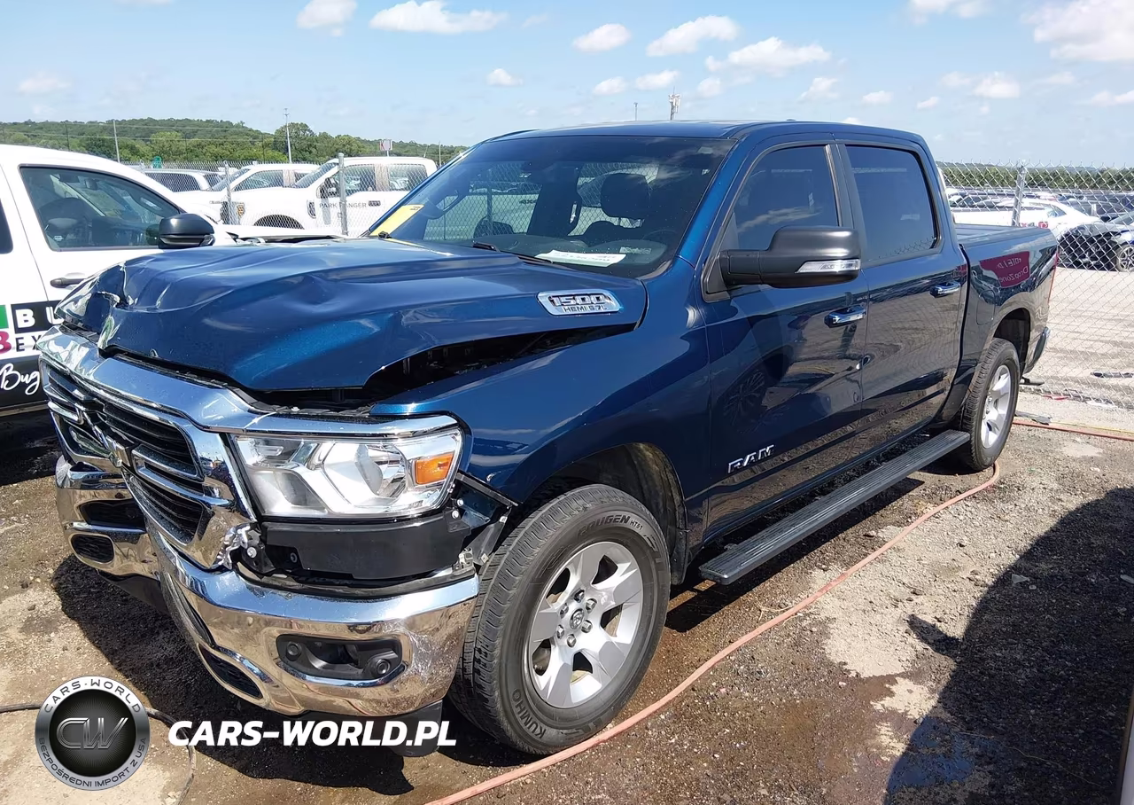 2019 Ram 1500 Big Horn-Lone Star 4X4 5'7 Box VIN:1C6SRFFT3KN847370 - 2