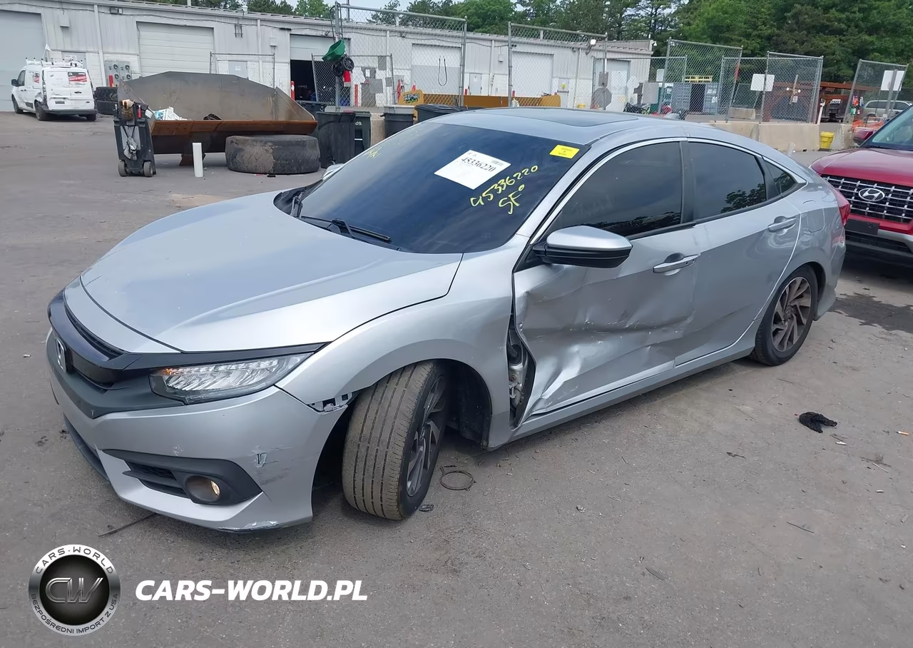 2018 Honda Civic Ex VIN:2HGFC2F74JH521030 - 2