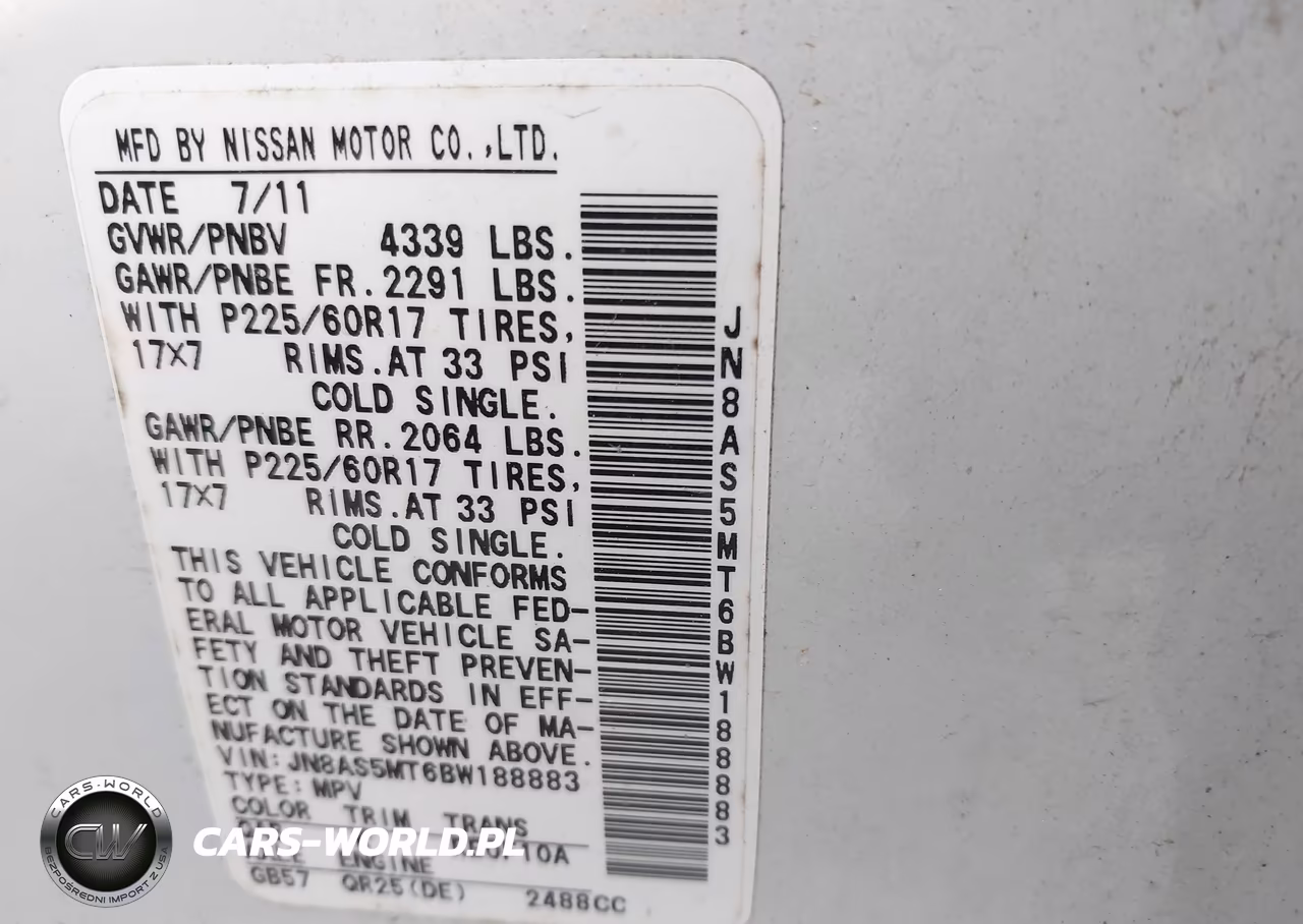 2011 Nissan Rogue Sv VIN:JN8AS5MT6BW188883 - 9