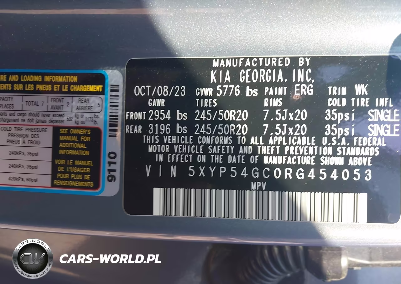 2024 Kia Telluride Sx VIN:5XYP54GC0RG454053 - 9