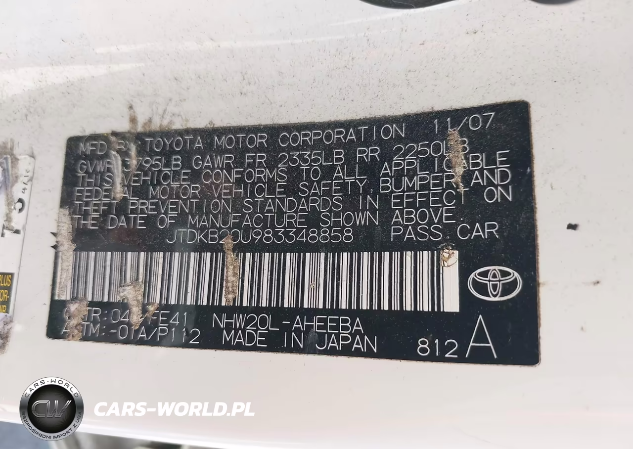 2008 Toyota Prius VIN:JTDKB20U983348858 - 9