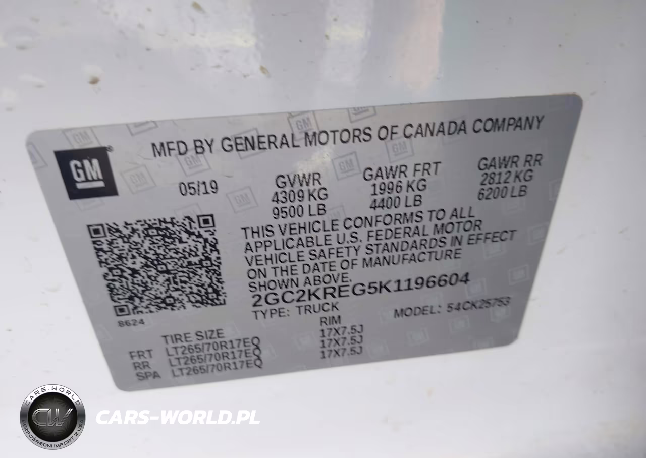 2019 Chevrolet Silverado 2500Hd Wt VIN:2GC2KREG5K1196604 - 9
