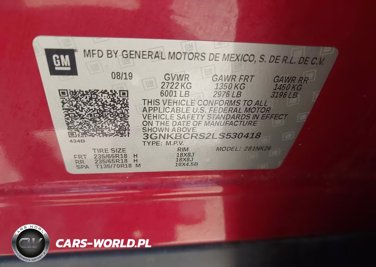 2020 Chevrolet Blazer Fwd 2Lt VIN:3GNKBCRS2LS530418 - 9