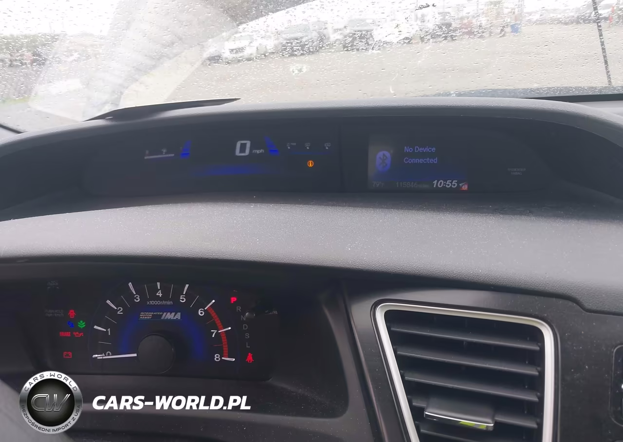 2013 Honda Civic Hybrid VIN:19XFB4F23DE000494 - 7