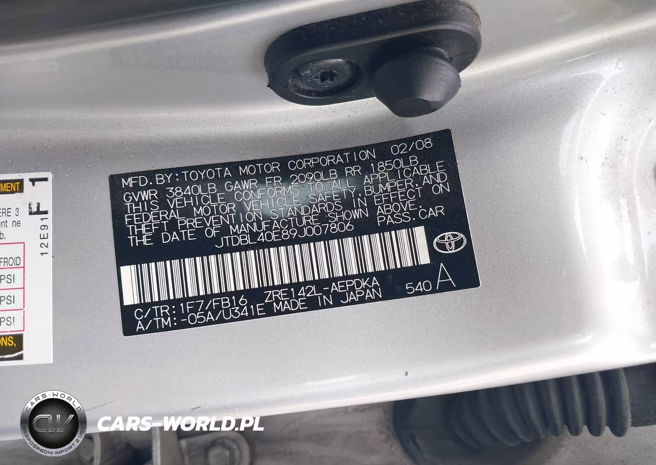 2009 Toyota Corolla Le VIN:JTDBL40E89J007806 - 9
