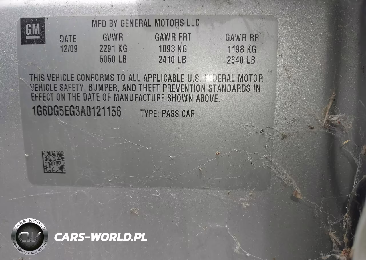 2010 Cadillac Cts Luxury VIN:1G6DG5EG3A0121156 - 9
