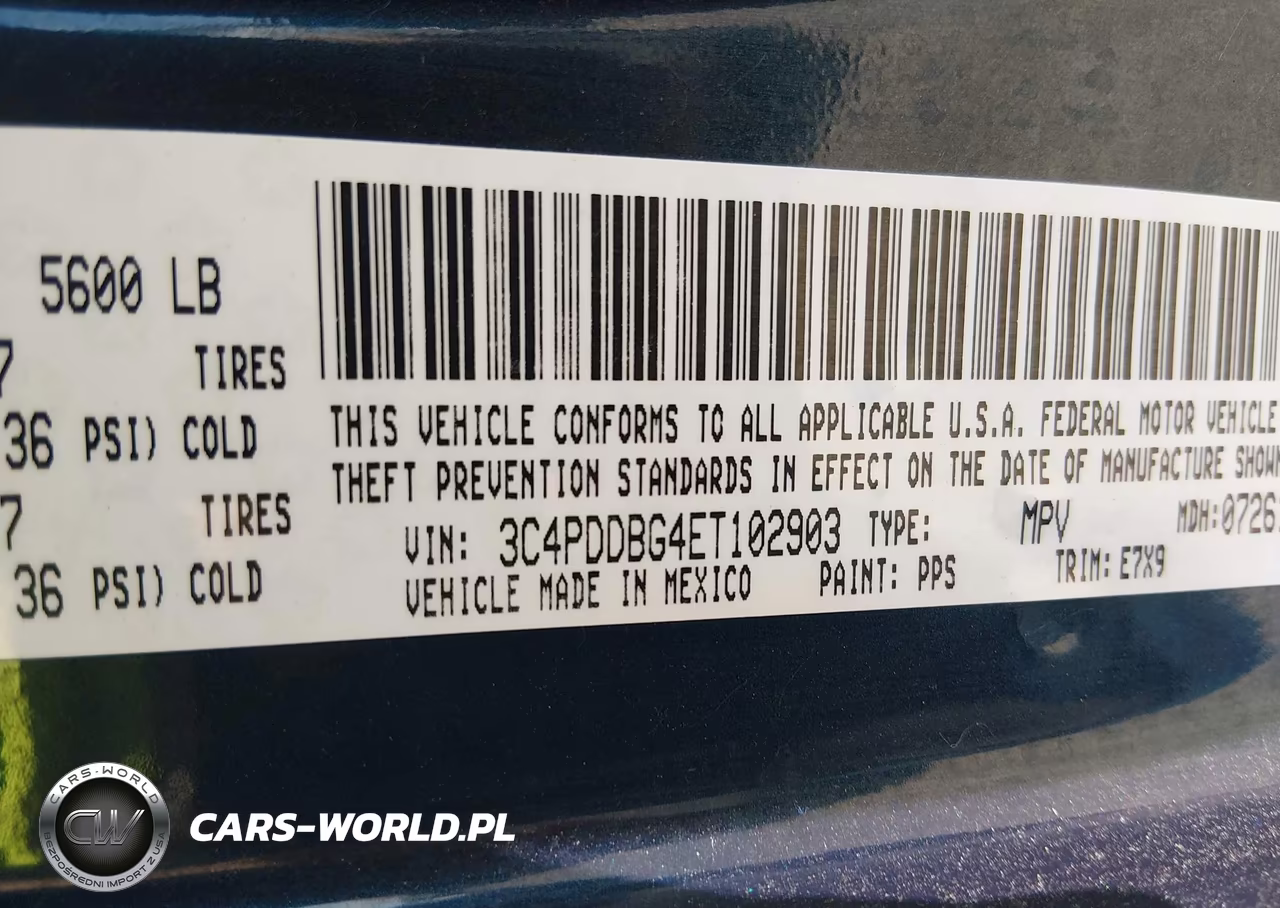 2014 Dodge Journey Sxt VIN:3C4PDDBG4ET102903 - 9