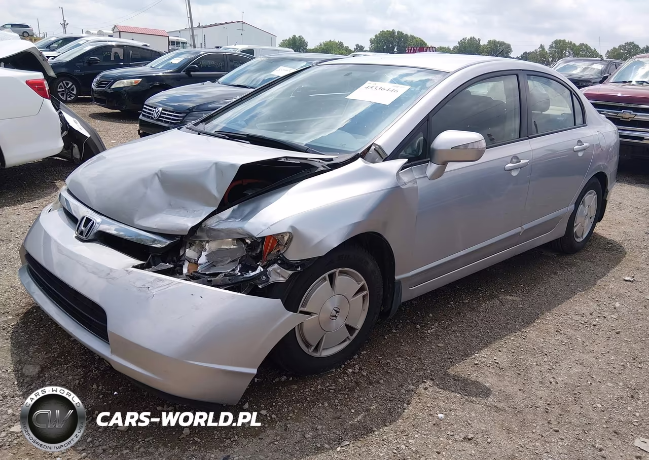2007 Honda Civic Hybrid VIN:JHMFA36237S001139 - 2