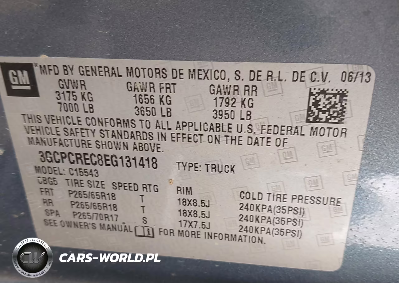 2014 Chevrolet Silverado 1500 1Lt VIN:3GCPCREC8EG131418 - 9