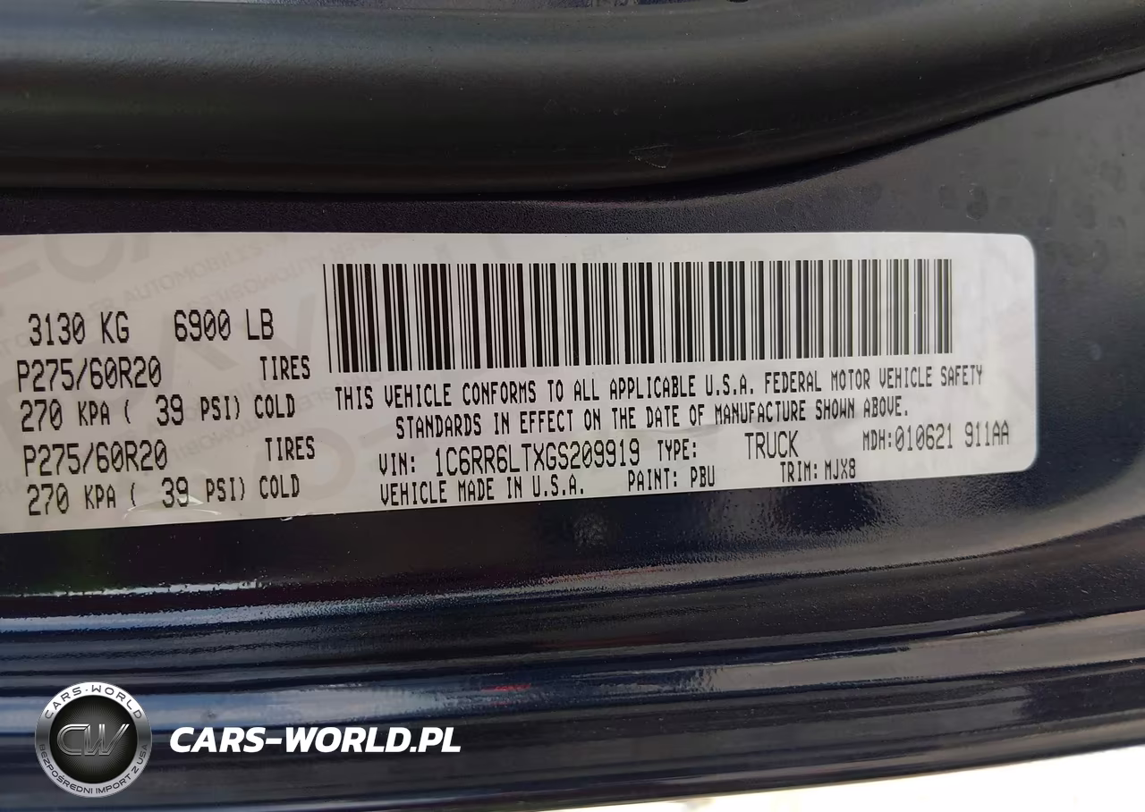 2016 Ram 1500 Slt VIN:1C6RR6LTXGS209919 - 9