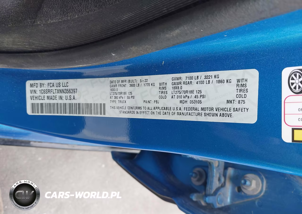 2022 Ram 1500 Rebel 4X4 5'7 Box VIN:1C6SRFLTXNN356397 - 9