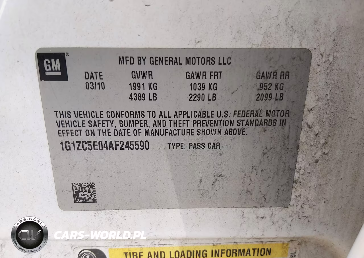 2010 Chevrolet Malibu Lt VIN:1G1ZC5E04AF245590 - 9