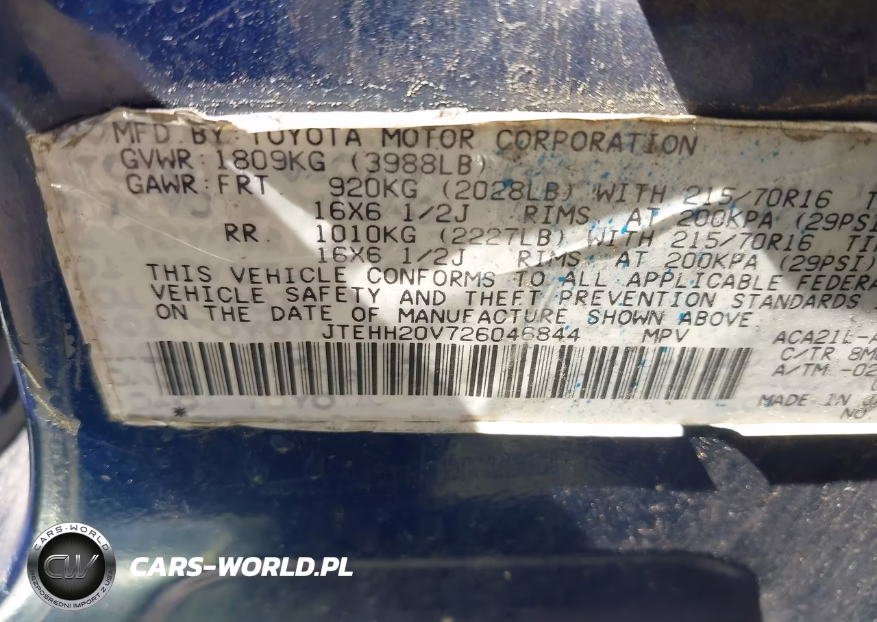 2002 Toyota Rav4 VIN:JTEHH20V726046844 - 9
