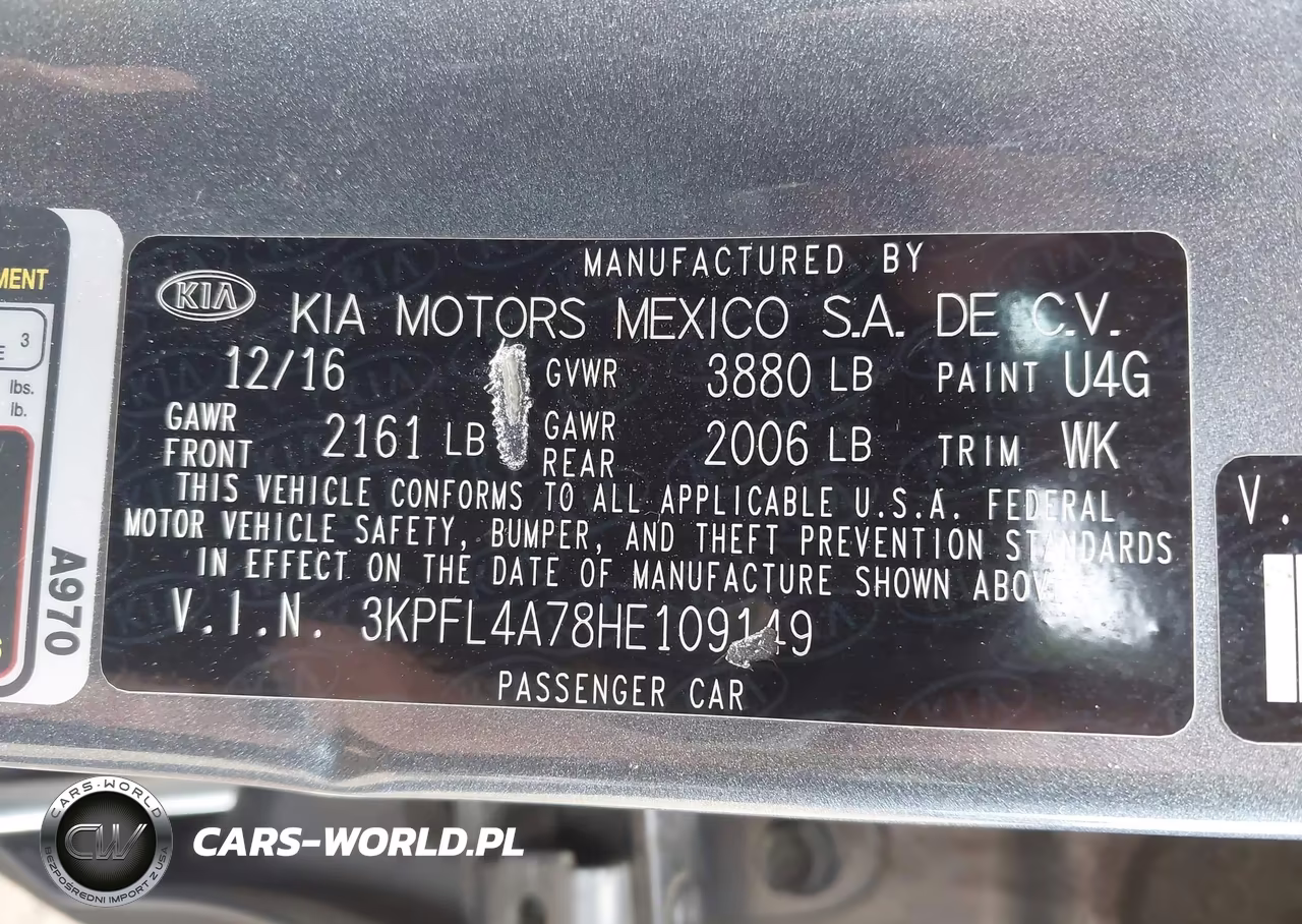 2017 Kia Forte S VIN:3KPFL4A78HE109149 - 9