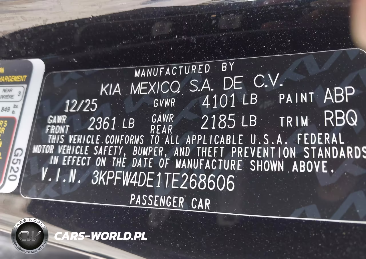 2026 Kia K4 Gt-Line VIN:3KPFW4DE1TE268606 - 9