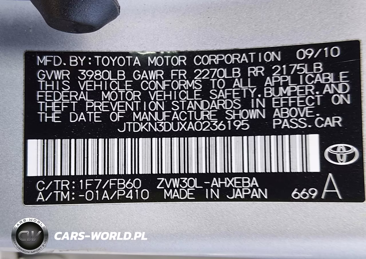 2010 Toyota Prius Ii VIN:JTDKN3DUXA0236195 - 9